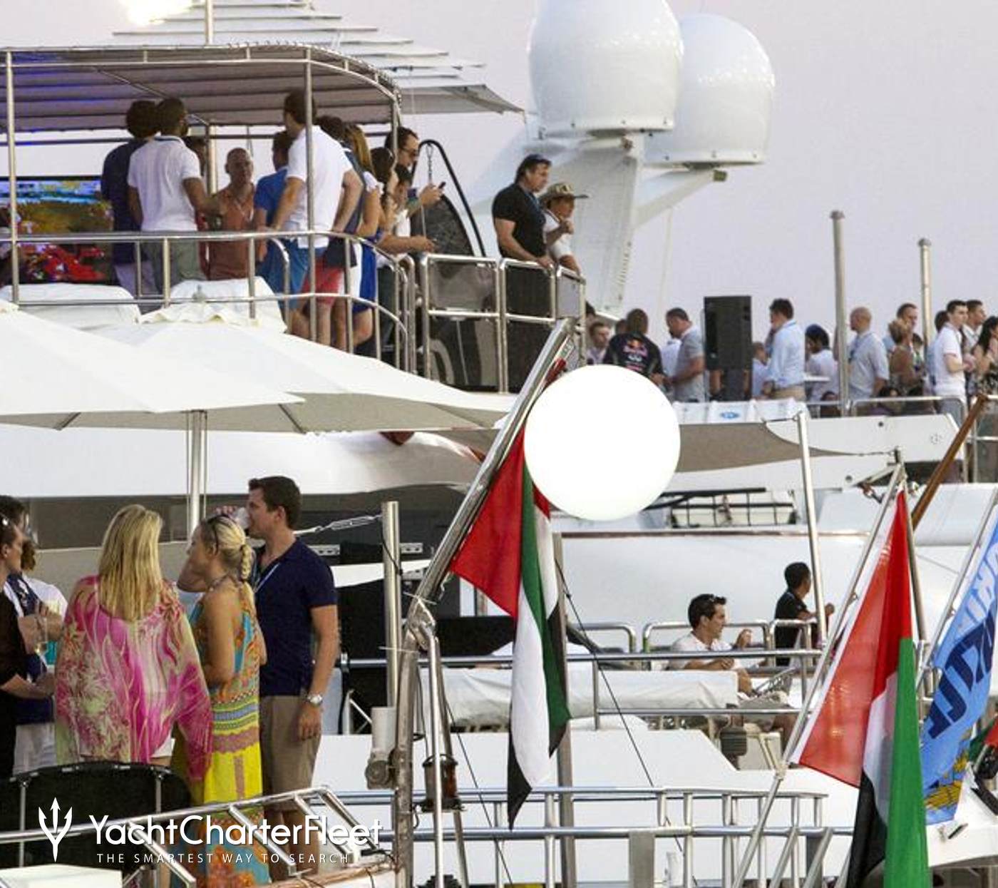 abu dhabi f1 yacht party