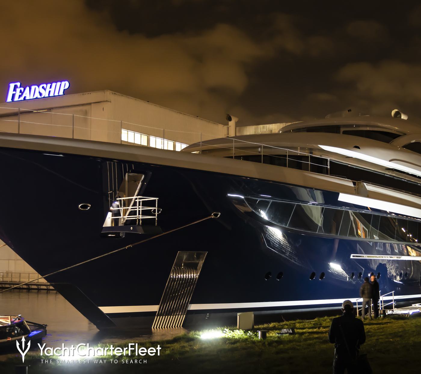 84m hybrid Feadship superyacht Obsidian delivered