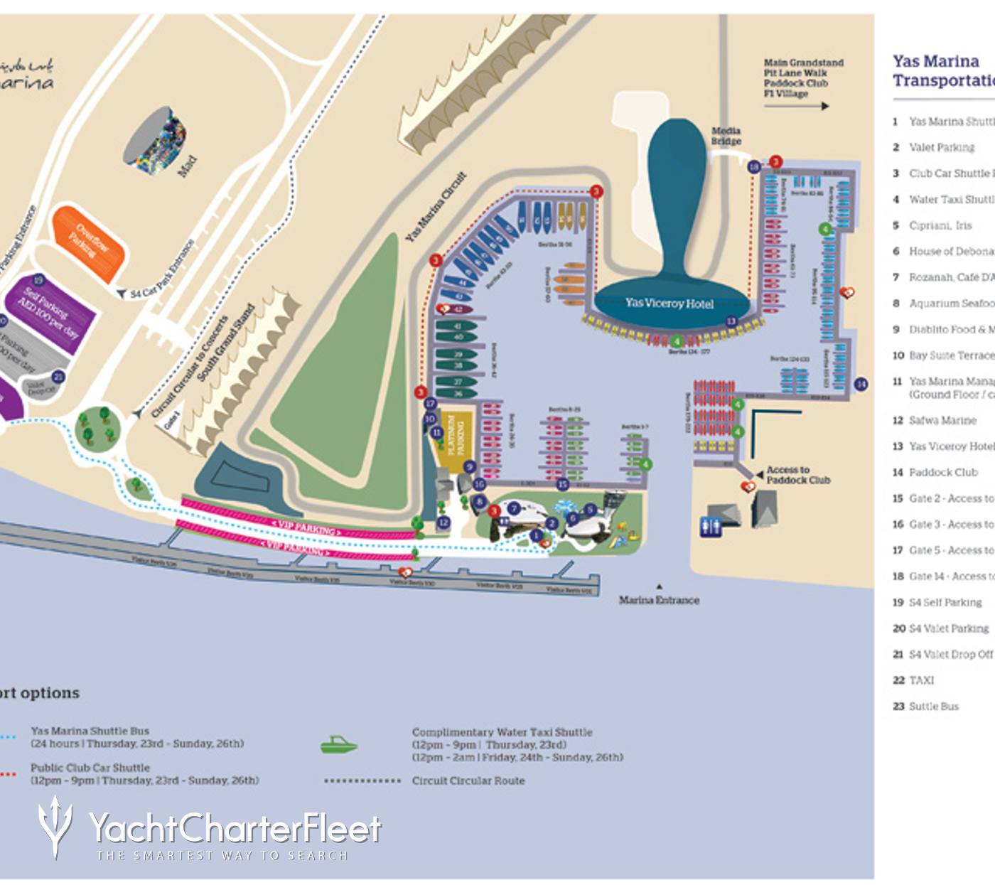 Finding Your Way Around Yas Marina Yacht Charter Fleet