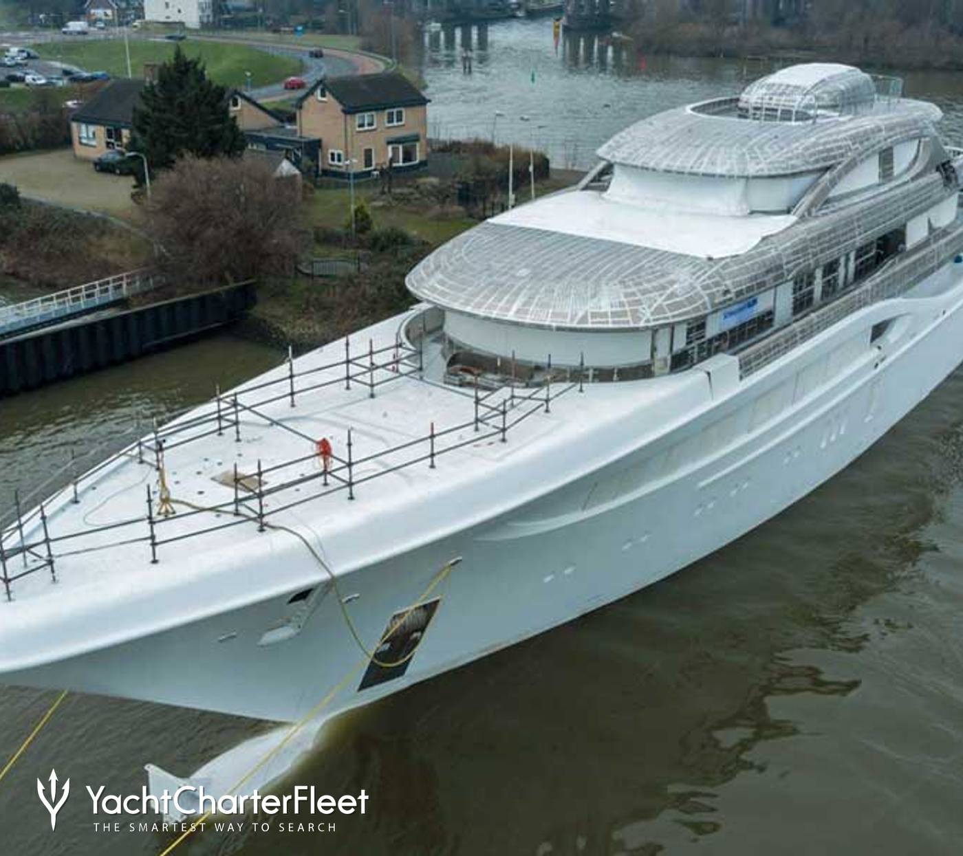 Feadship 819 (aka Project Galina) superyacht hits the water