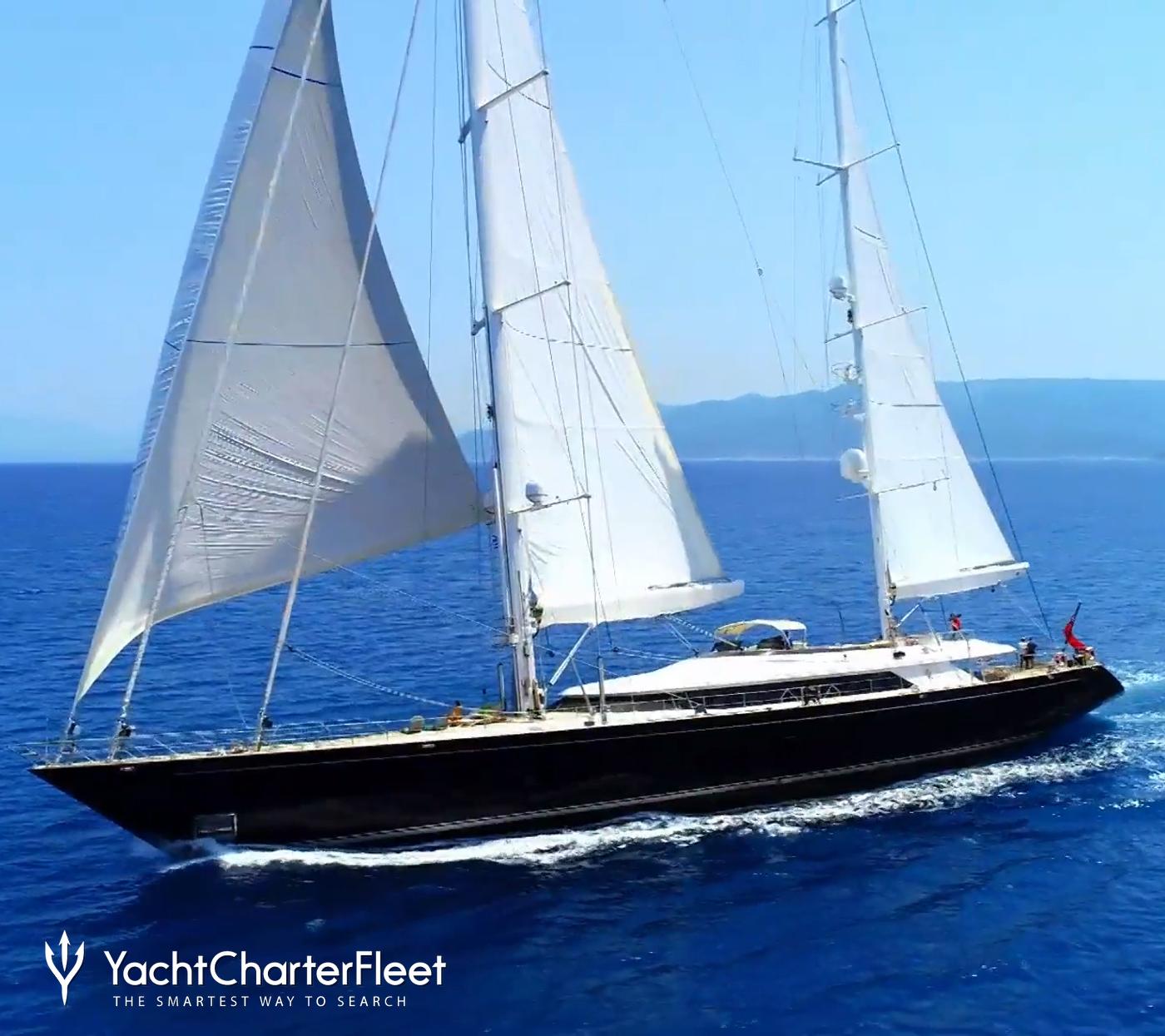 how big is the sailing yacht on below deck