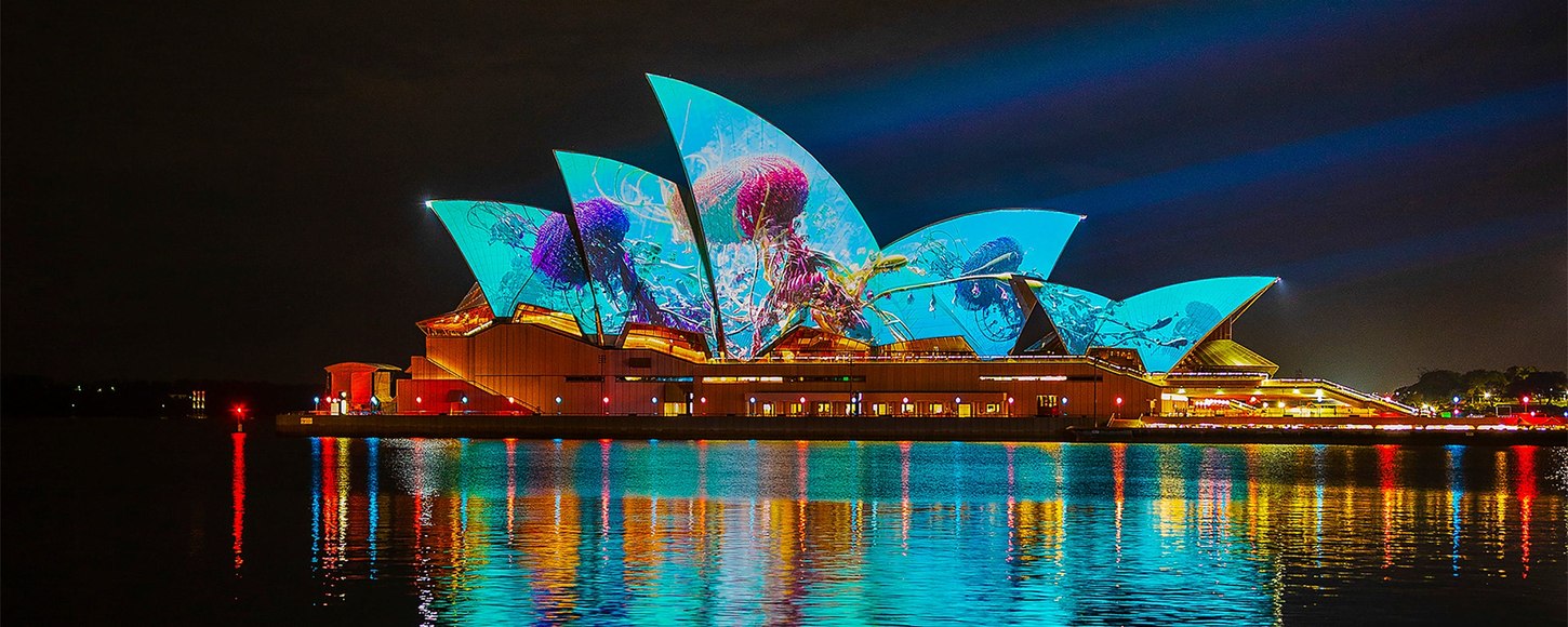 Vivid Sydney illumination