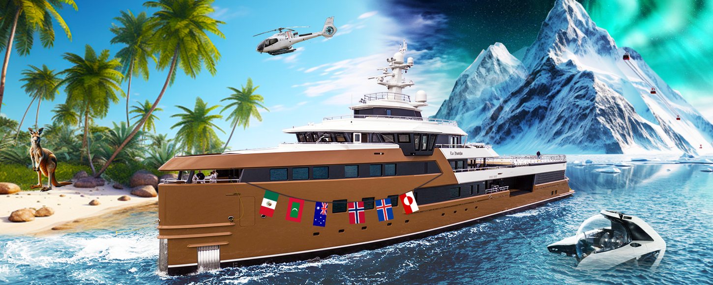 best long range expedition yachts