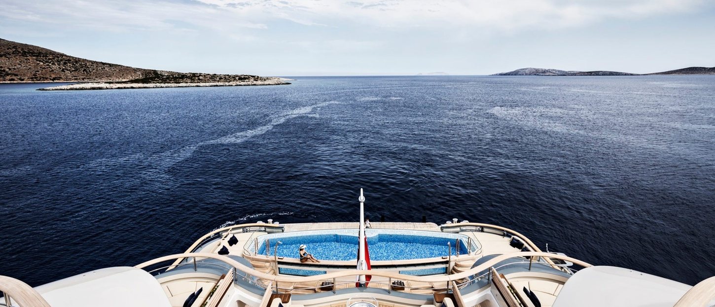 11 Best Charter Yacht Swimming Pools