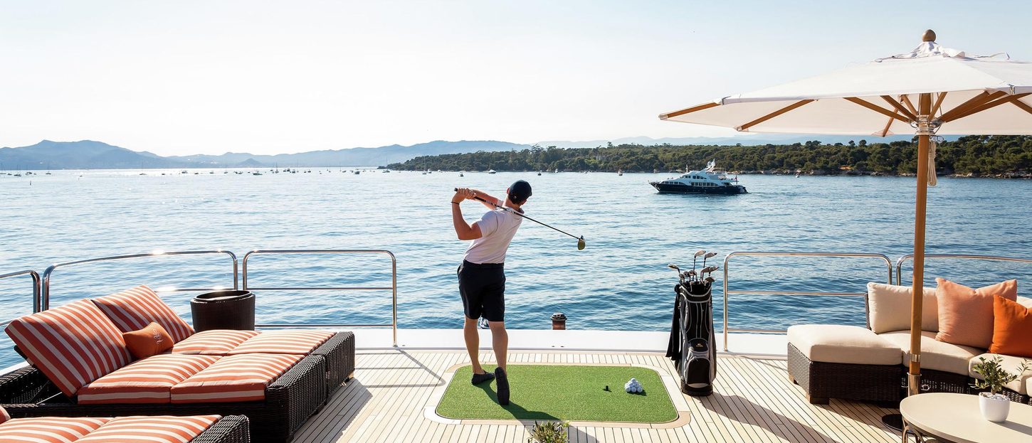 A hole in one: superyacht golf