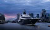 122M Superyacht Charter KISMET Returns To London