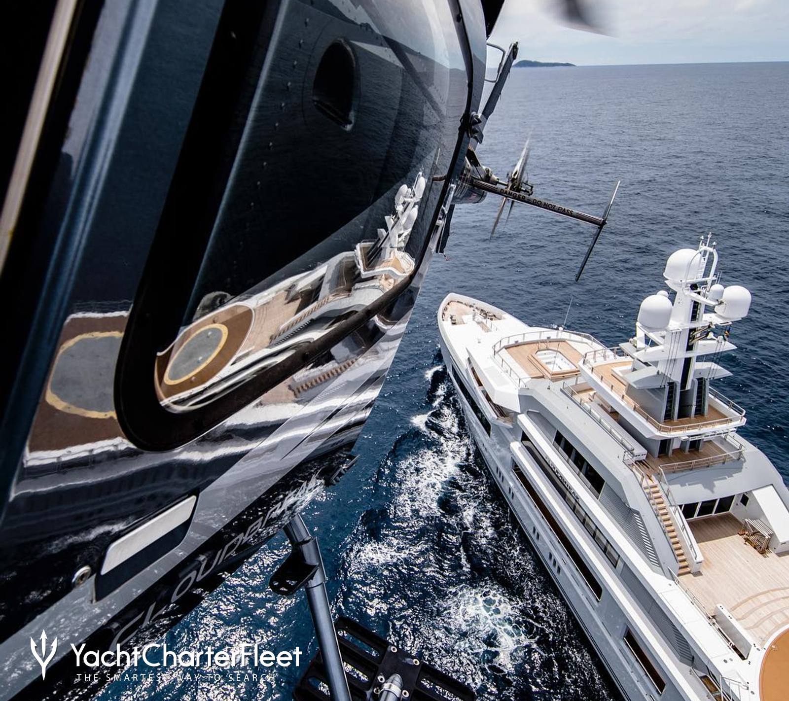 cloudbreak yacht helicopter