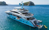 Le Verseau yacht charter Princess Motor Yacht