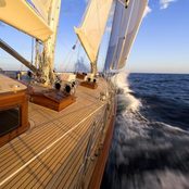View along Deck
