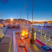 Deck Seating Night