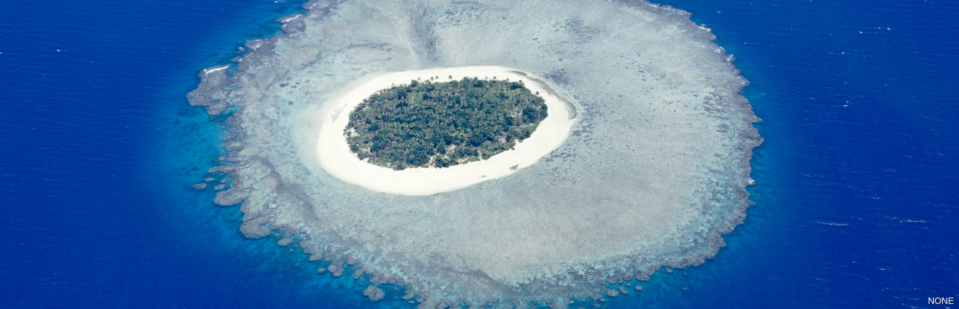 Tropical Fiji island