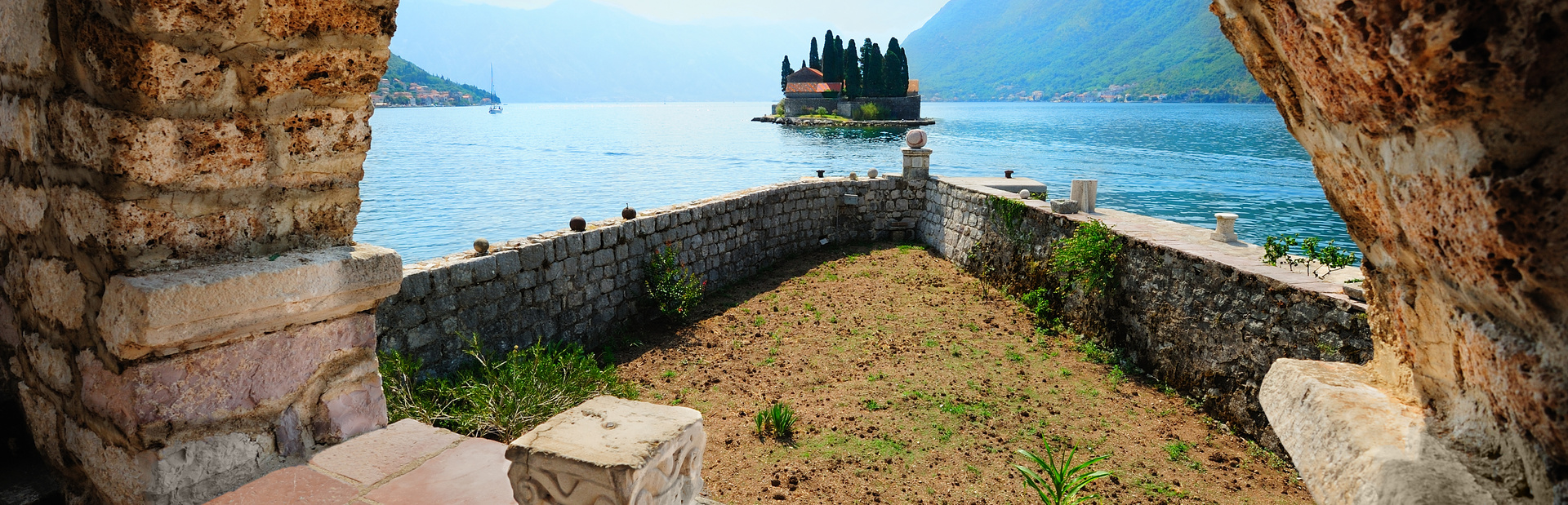 Views from the Benedictine Monastery in Perast