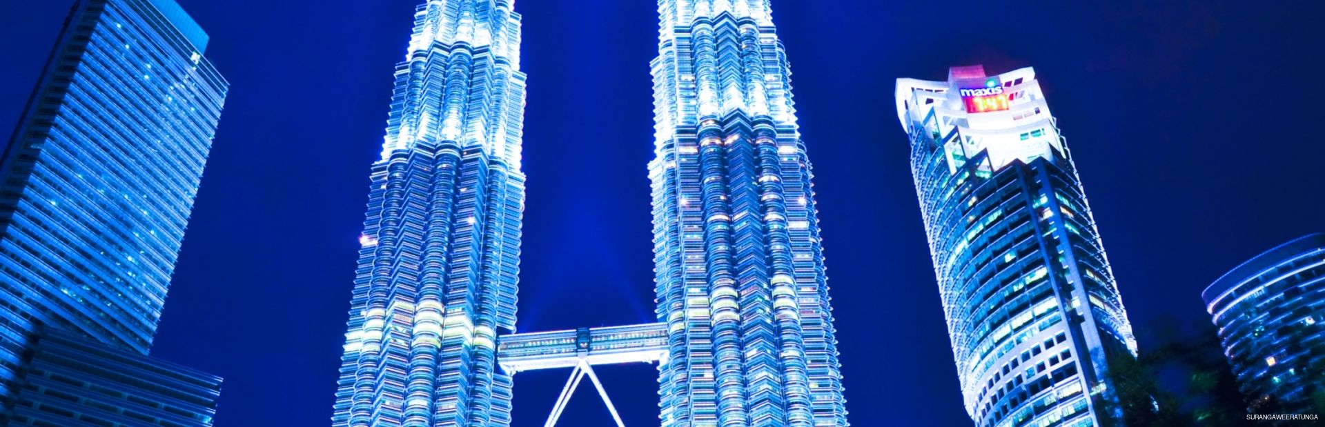 View of The Petronas Twin Towers