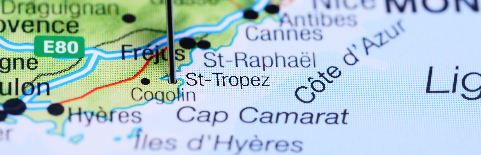 St Tropez interactive map