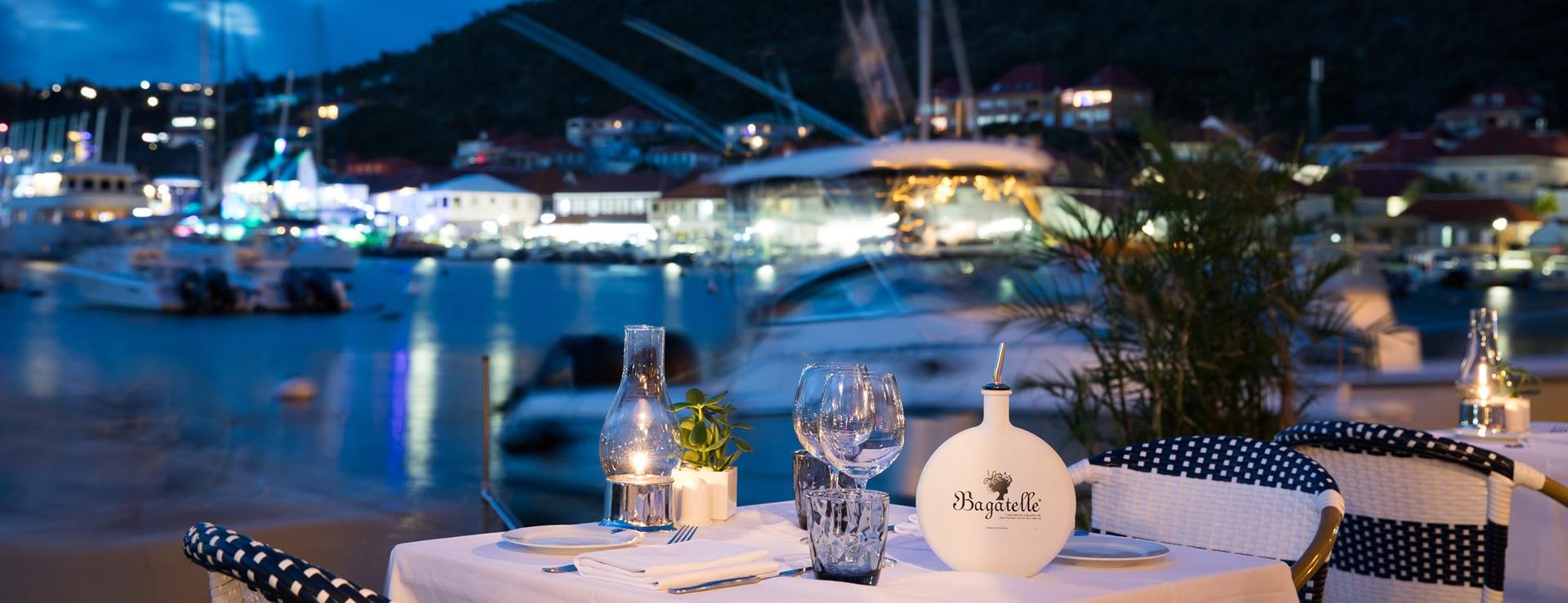 Bagatelle, St Barts Restaurant, St Barts | Yacht Charter Fleet