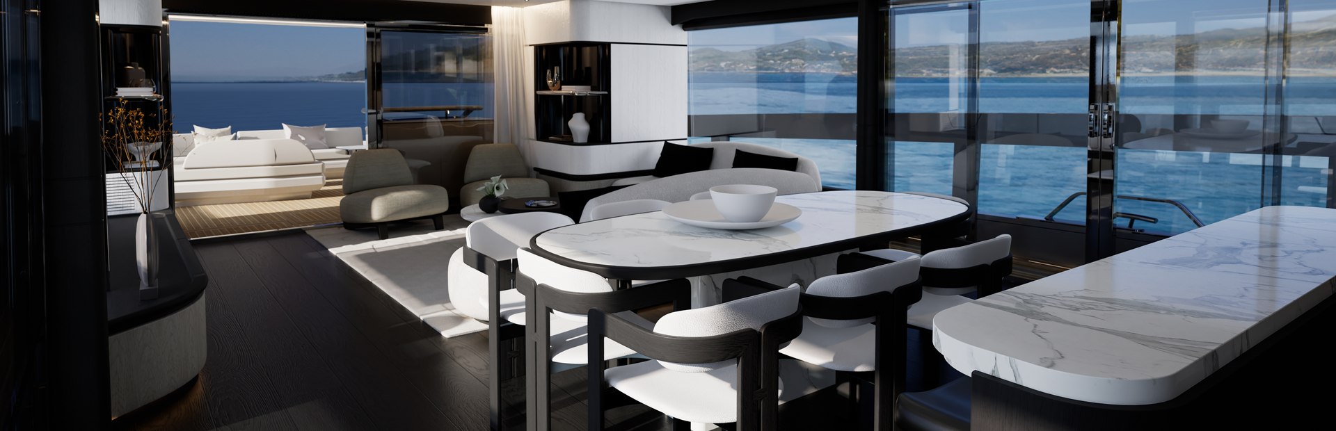 Pearl 100 Hybrid Yacht