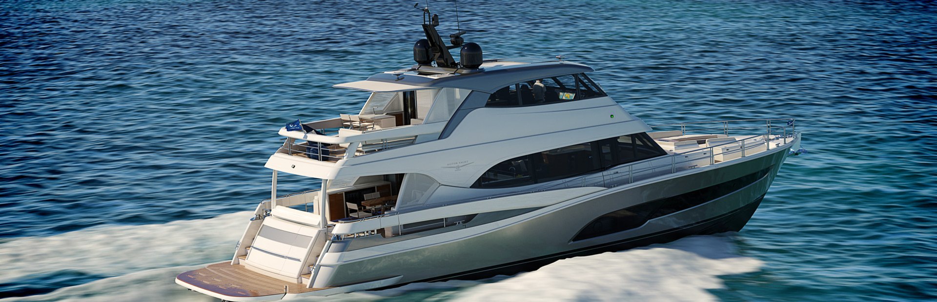 78 Motor Yacht Enclosed Bridge Deck Yacht