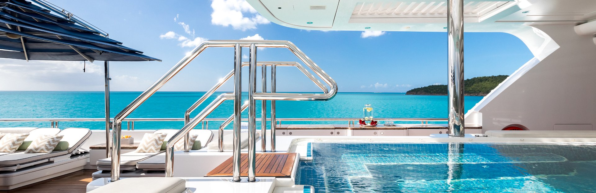 yacht swimming pool