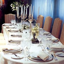 Elegant 007 Yacht Dining Salon - Table Set