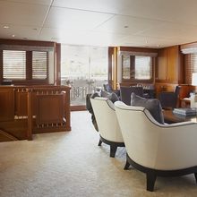 Halcyon Yacht Salon - Side View