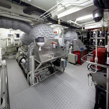 Northlander Yacht Engine Room