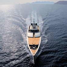 Falco Moscata Yacht Aerial Shot - Front