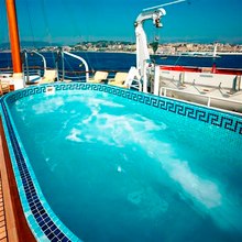 SS Delphine Yacht Pool - Night