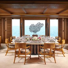 Kogo Yacht Interior Dining