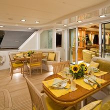 Sojourn Yacht Aft deck