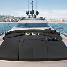Defiant Yacht Sun Lounging Area Forward