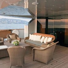 Fan Too Yacht Aft Deck - Day