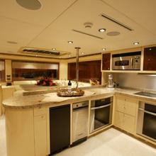 World is not Enough Yacht Galley