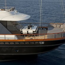 Infinity Yacht Exterior Dining - Aerial
