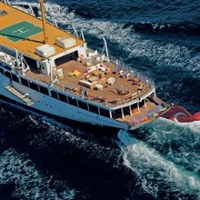 Savarona Yacht Aft - Helipad & Sundeck