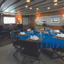 Blue Gold Yacht Dining Salon