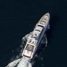 Apricity Yacht Aerial View