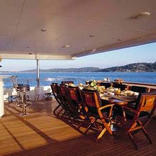 Kajak Yacht Aft Deck