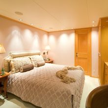 Sojourn Yacht Guest Stateroom with Queen Bed