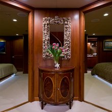 Sea Falcon II Yacht Guest Hallway