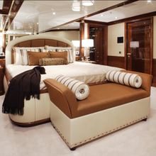 Diamonds Are Forever Yacht Stateroom - Bed