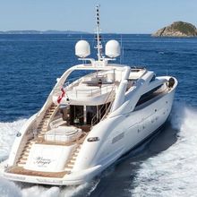 Whispering Angel Yacht Running Aft