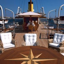 SS Delphine Yacht Sundeck