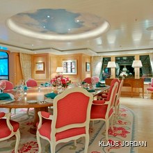 Huntress Yacht Interior Dining