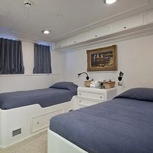 Alicia Yacht Blue Twin Stateroom