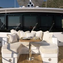 Wild Orchid I Yacht Seating Area
