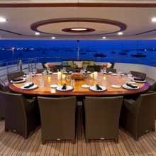 Coco Veinte Yacht Skylounge Alfresco Dining