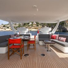 Mia Cara Yacht Cockpit