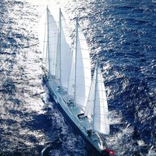 Enigma Yacht Aerial View