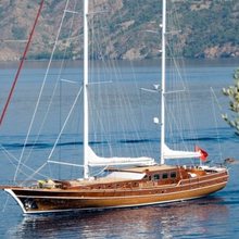 Queen Of Karia Yacht View from Shore