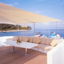 Lady Rose Yacht Sun deck seating